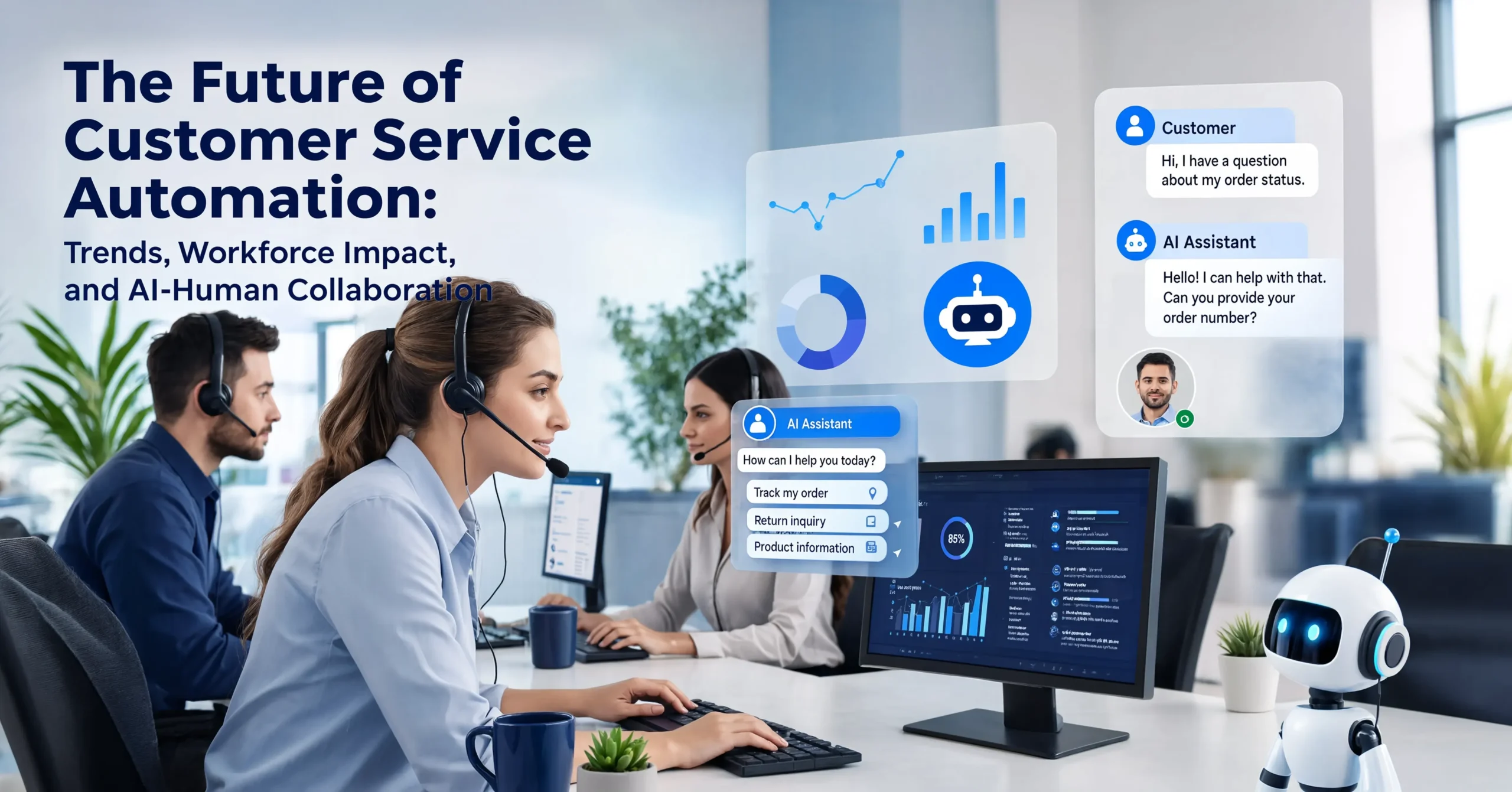 The Future of Customer Service Automation: Trends, Workforce Impact, and AI-Human Collaboration