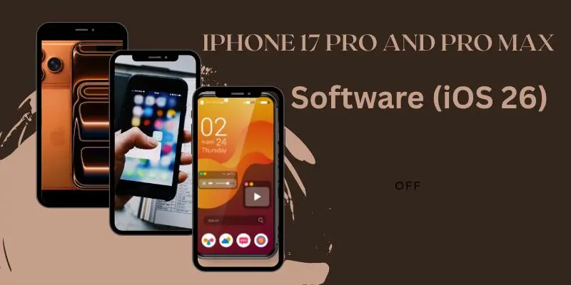 Iphone 17 Pro And Pro Max Software (Ios 26) Interface Showing Redesigned Home Screen, Smarter Widgets, And Ai-Powered Features.