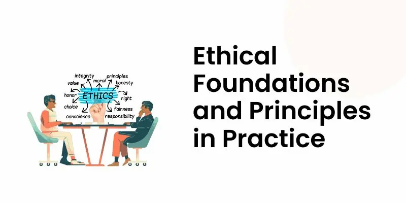 Team Discussing Ethical Foundations And Principles In Practice.