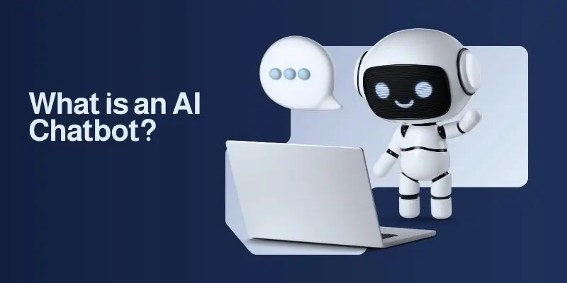 Small business AI chatbot answering customer questions online
