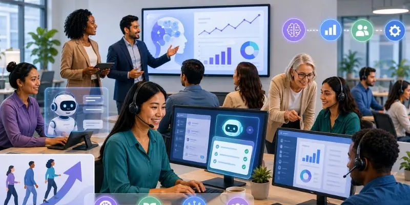 Workforce adapting to customer service automation