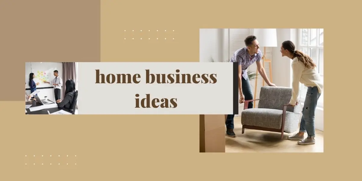 Entrepreneur Planning Low-Cost Home Business Ideas With Notebook And Coffee